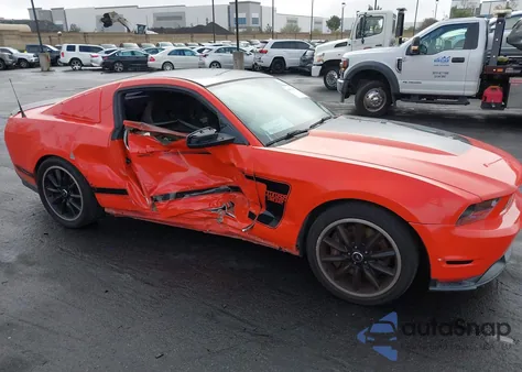 2012 Ford Mustang Boss 302 z USA, uszkodzony, nr VIN 1ZVBP8CU3C5224207